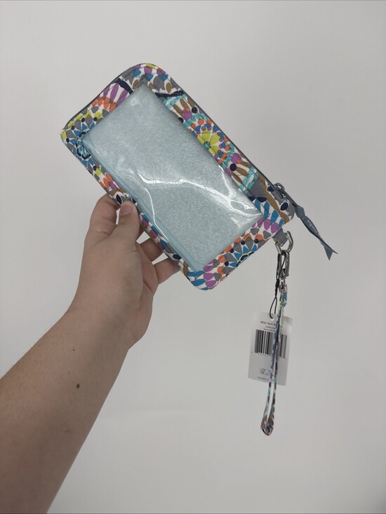 NWT Vera Bradley RFID Tech Wristlet - Sunny Medallion Print - Picture 3 of 7